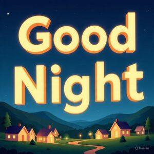 good night image