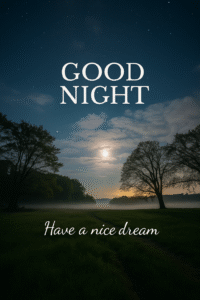 good night image