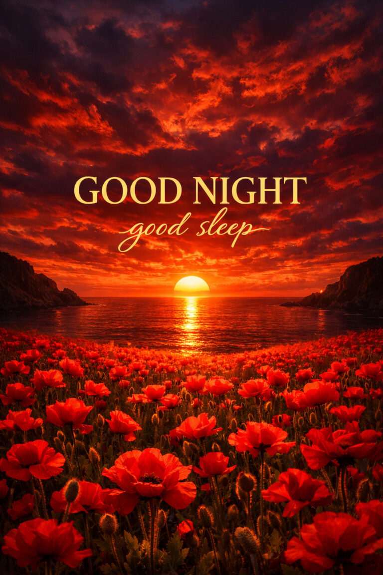 Create Alt text for this image for good night sunset images keywords for WordPress